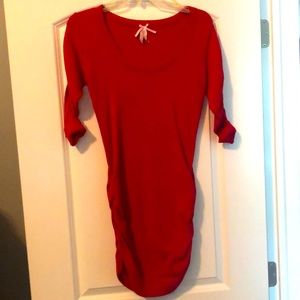 Women’s Medium Red Sweater Dress